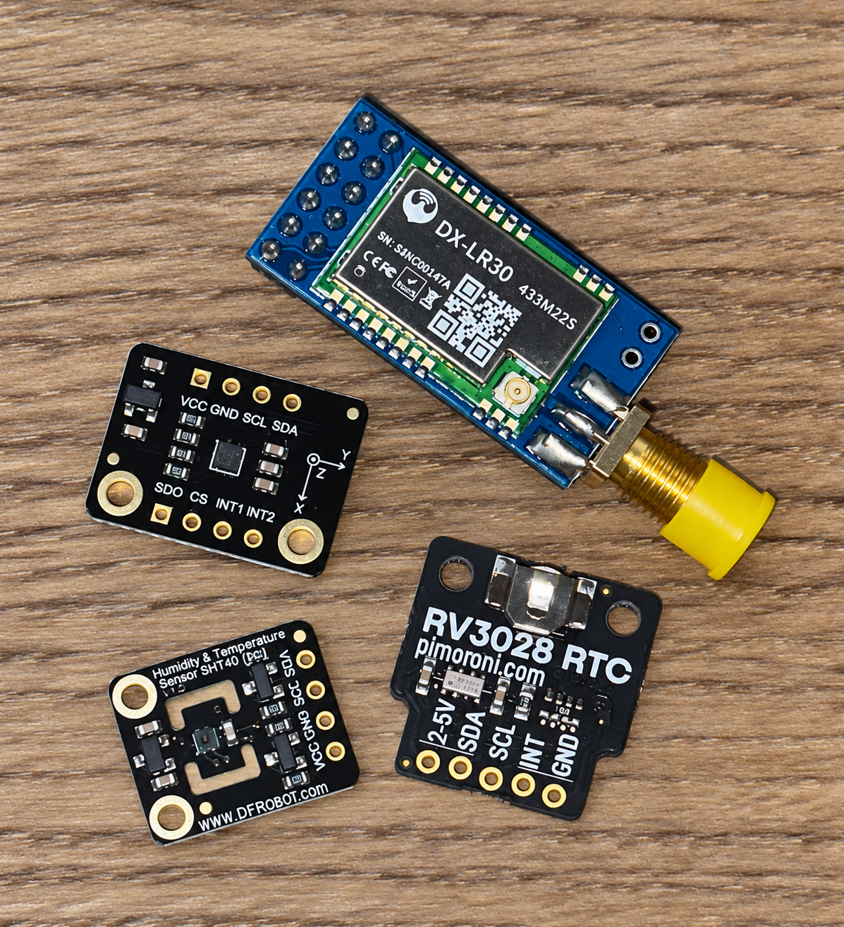 Breakout modules used on v1.1 sensor.
